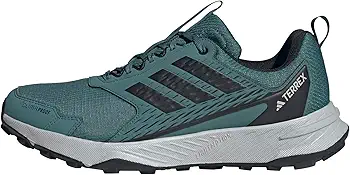 Terrex Tracefinder 2 Climaproof Trail Running Shoes, Zapatillas Hombre, preloved Teal/Core Black/Semi Lucid Blue, 46 EU
