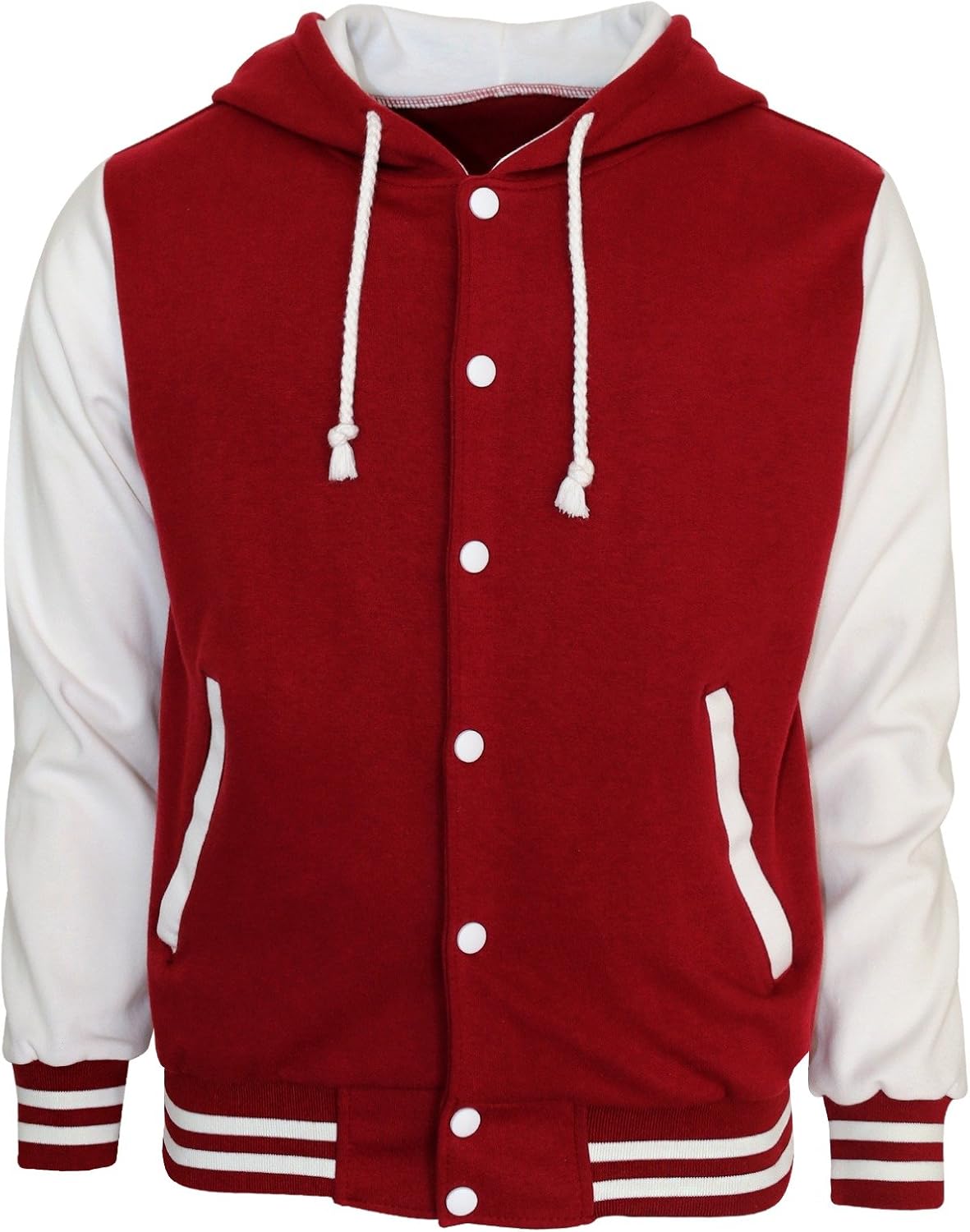 BCPOLO Hoodie Baseball Jacket Varsity Cotton Letterman Jacket - Image 3