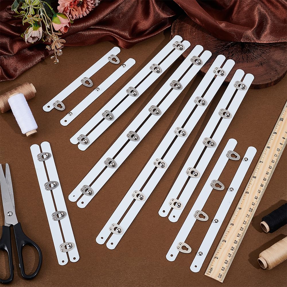 NBEADS 7 pz 7 stili Corsetto Busks, Chiusura con Stecche In Acciaio Inossidabile per Corsetto Supporto per Corsetto con Stecche per Intimo Chiusura con Gancio e Occhiello per Bustier e Cintura