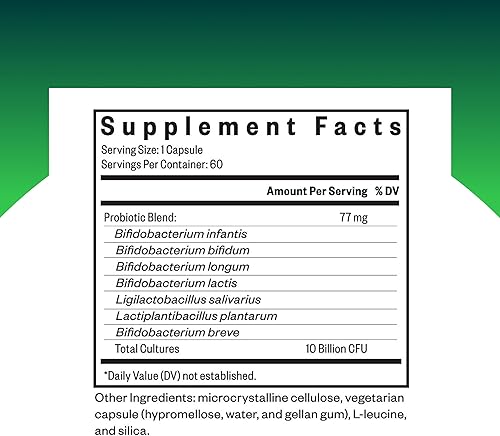 Vista 2 de Seeking Health ProBiota HistaminX Probiótico nutricional probiótico vegetariano 10 mil millones de UFC por porción 60 cápsulas vegetarianas
