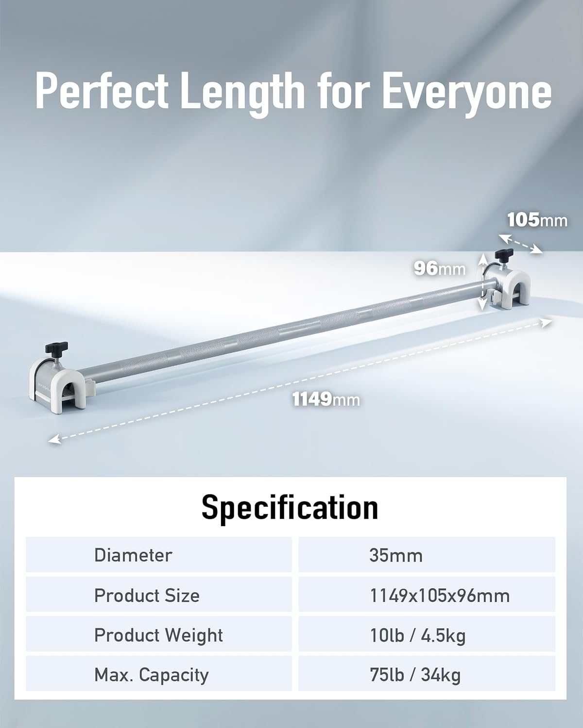 BYZOOM FITNESS White 25lb Adjustable Dumbbells Easy Bar Dumbbell Stand Kettlebell Full Set for Weight Training Body Workout