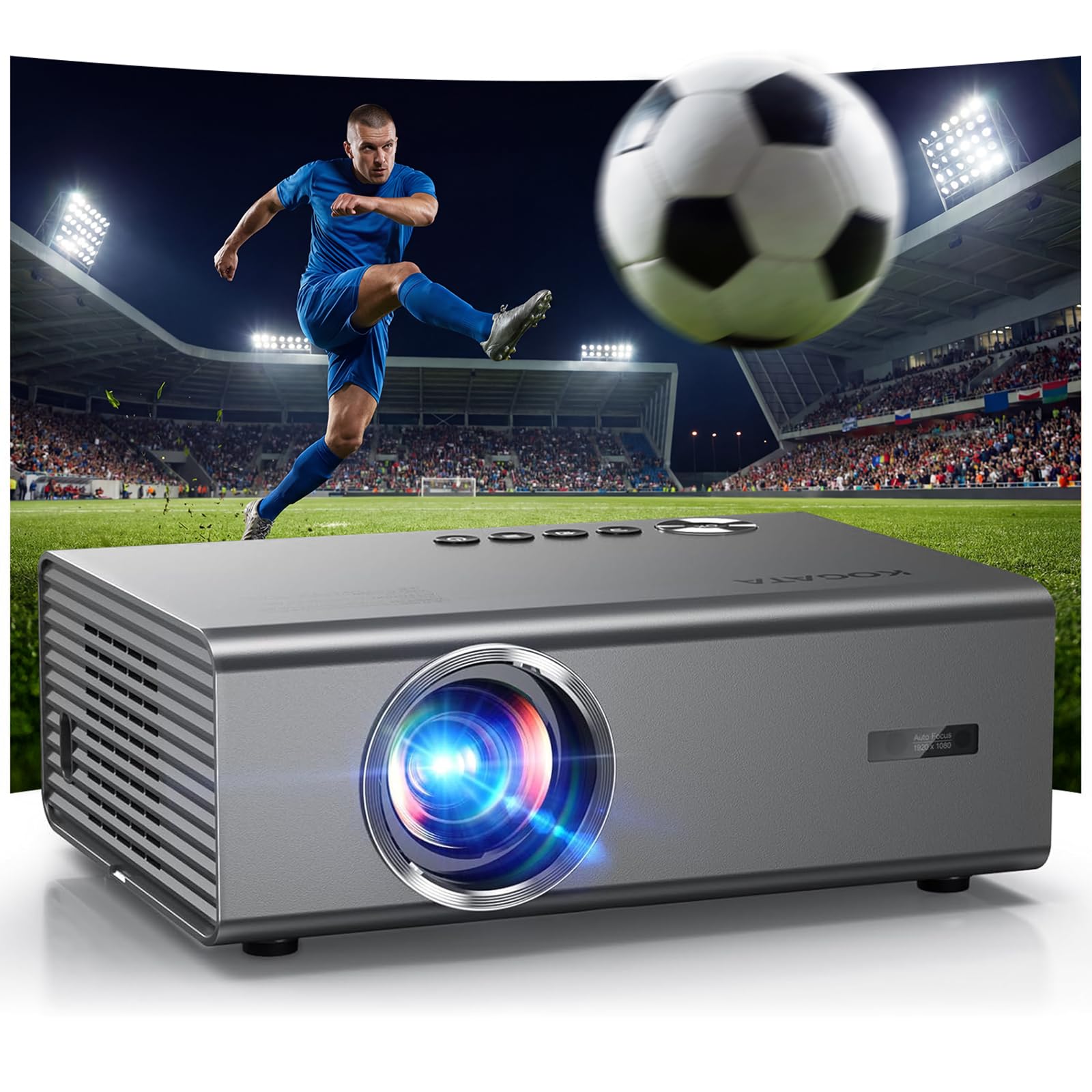 4K Smart Projector for Home & Bedroom