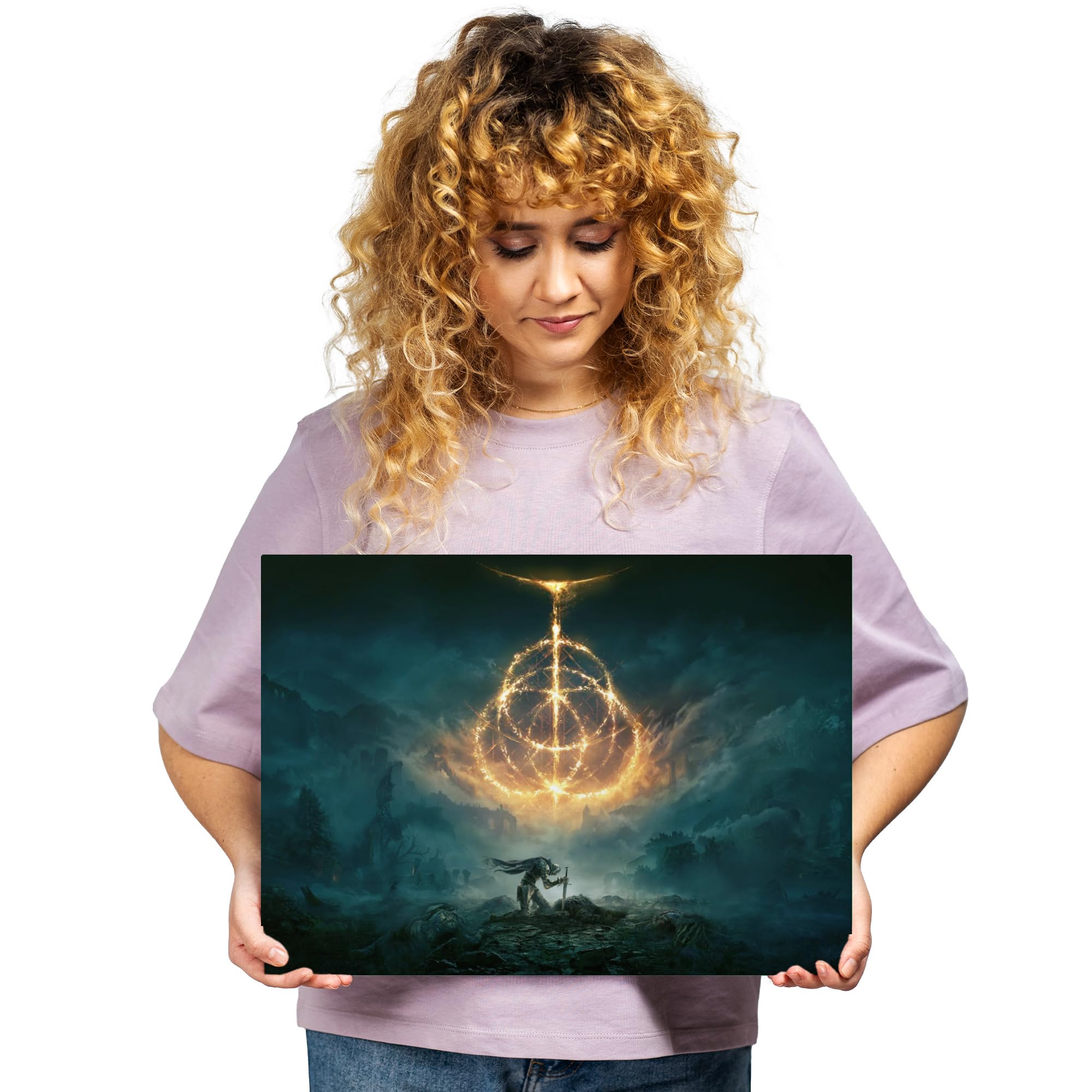 Amazon.com: Displate Elden Ring Metal Poster Magnetic Mounting