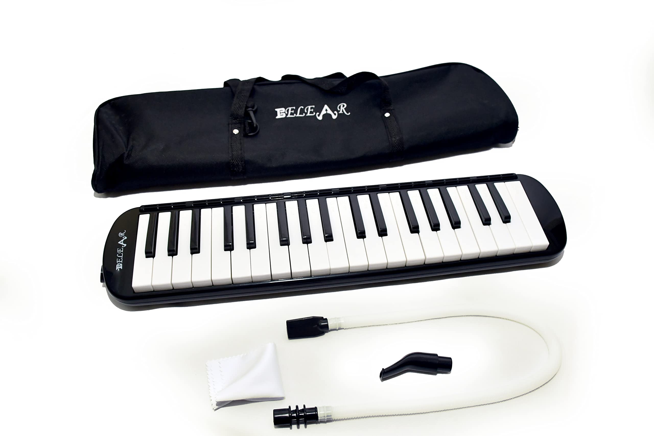 37 Key Piano Style Black Melodica Wind Musical Instrument with Mouth Piece and Black Carry Bag — Amazon image 6