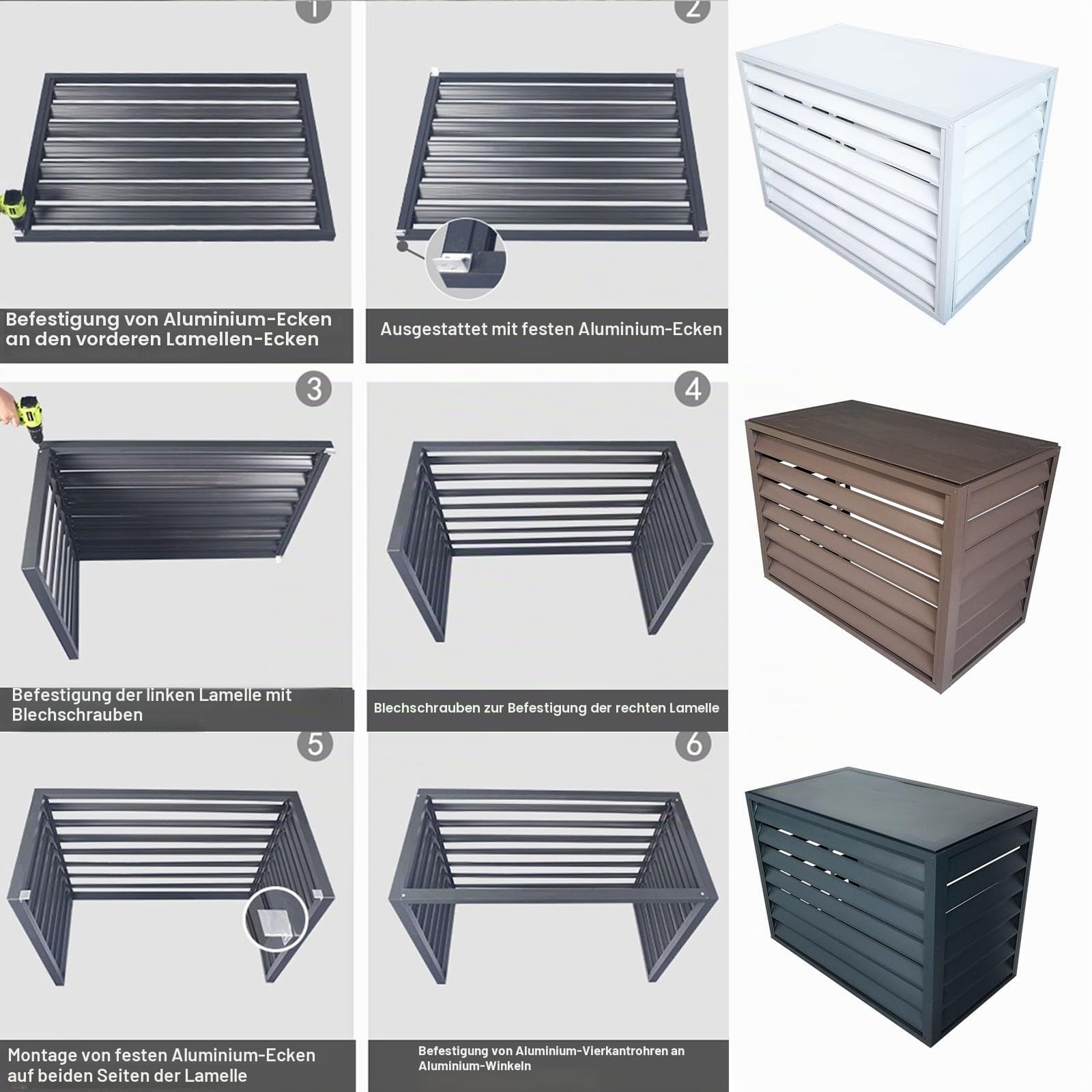 Abdeckung klimaanlage außengerät, klima splitgerät, Abdeckung der Außenklimaanlage, outdoor sonnenschutz abdeckung, Umfassender Outdoor-Winterschutz, Geeignet für Outdoor und Garten ( Color : Gray fla