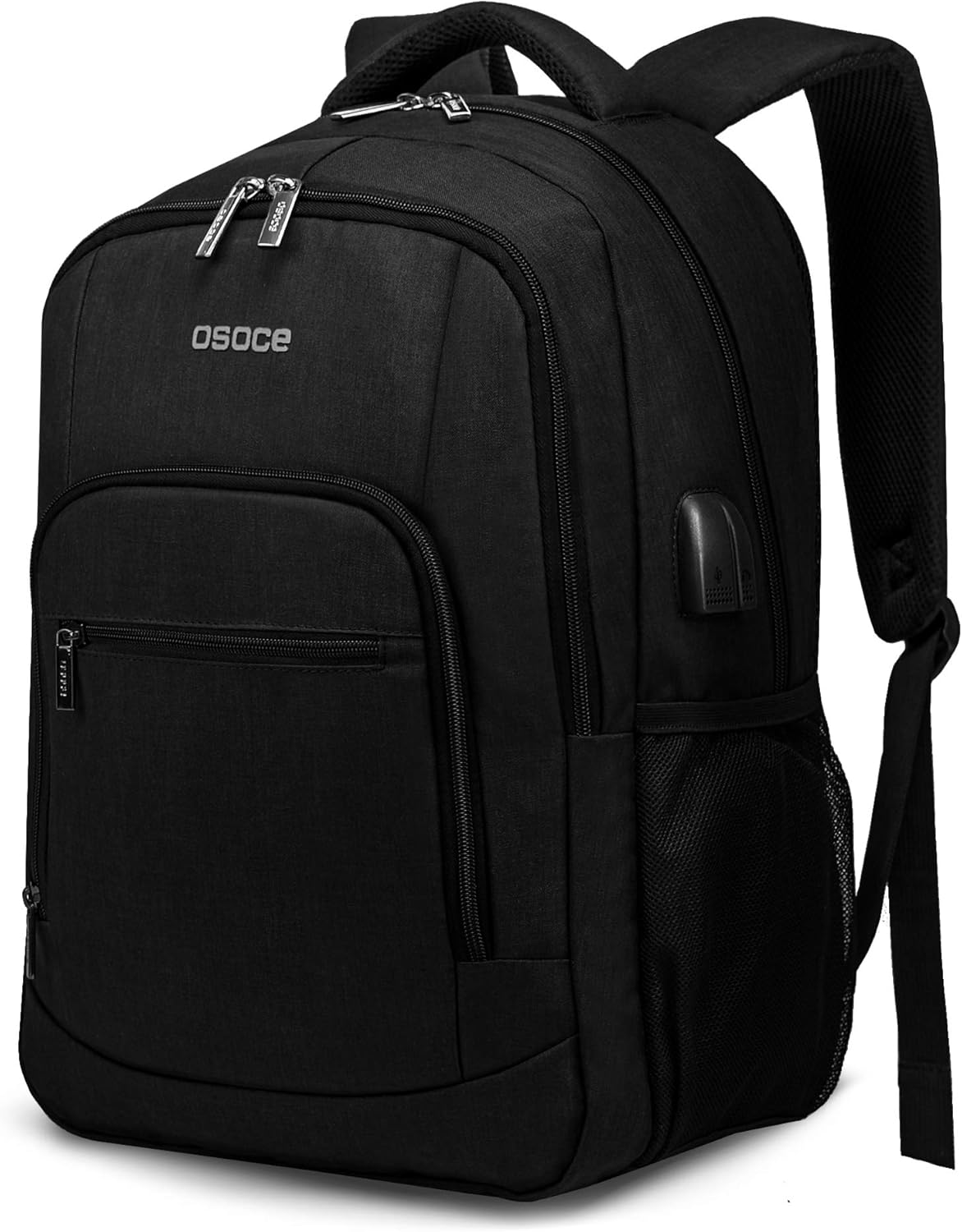 OSOCE Laptop Backpack Laptop Bag 15.6 inches Black Backpack Anti Theft