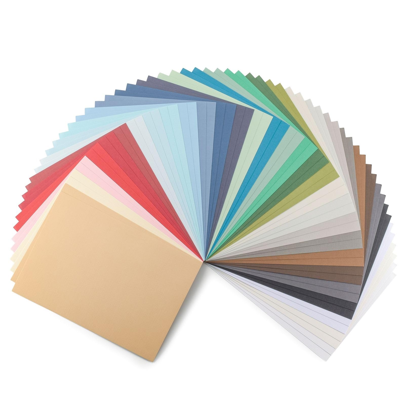 Papier Cartonné En Lin Marron 250 G - Format A4 - Lot De 10 Feuilles - Pour Scrapbooking Et Cartes