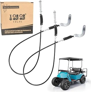 10L0L Forward & Reverse Transmission Shift Cable Assembly for EZGO TXT ST350 / ST480 Workhorse 1996-2001 Golf Cart, OEM# 72341-G01, Length 45.3"(2 Pack)