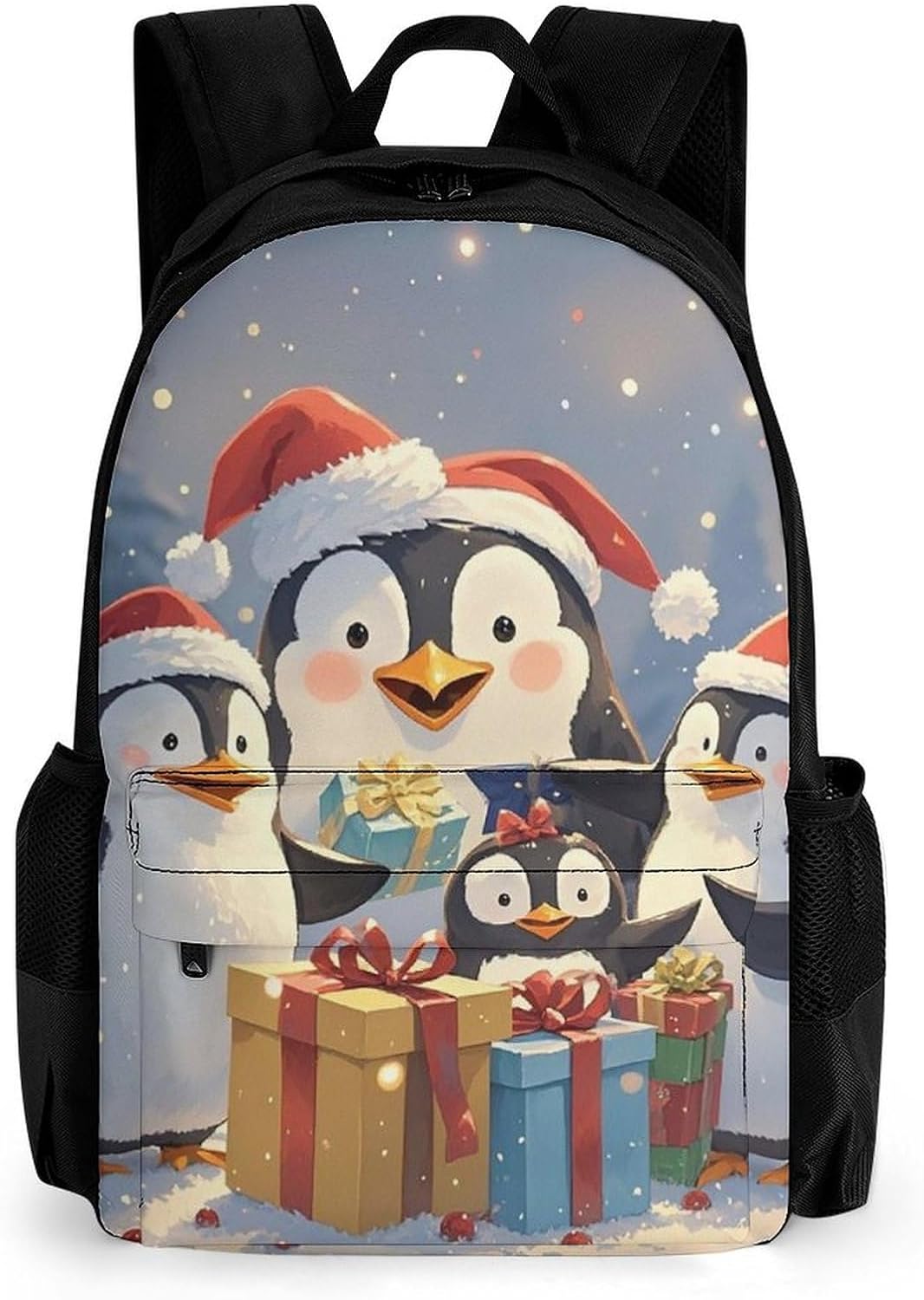 Travel Laptop Backpack with Pocket Penguin Gift Computer Bag Lightweight Casual Daypack for Business