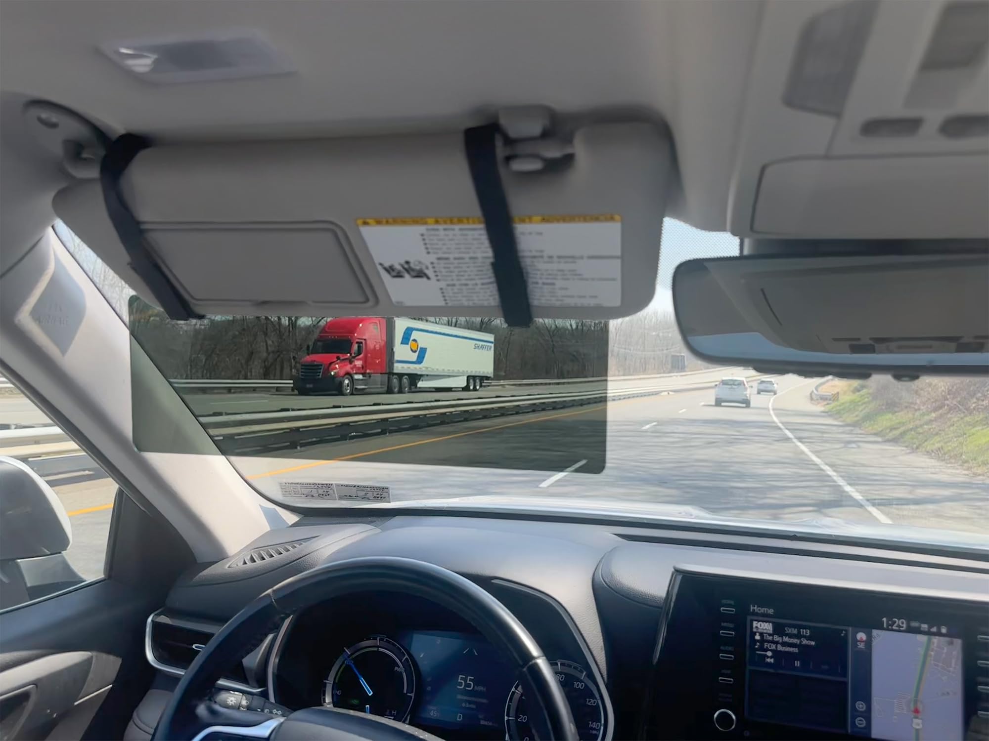 Amazon | Glare Guard 偏光サンバイザー 車用｜眩しさ軽減・UVカット