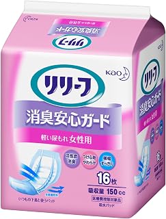 Lilyph *安心护具 女性用 16片【有点尿湿的顾客】