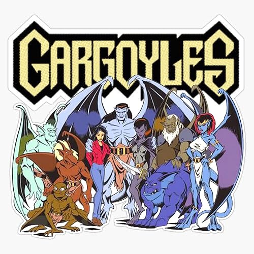 Gargoyles The Origin - Calcomanía de vinilo para ventana, 5 pulgadas