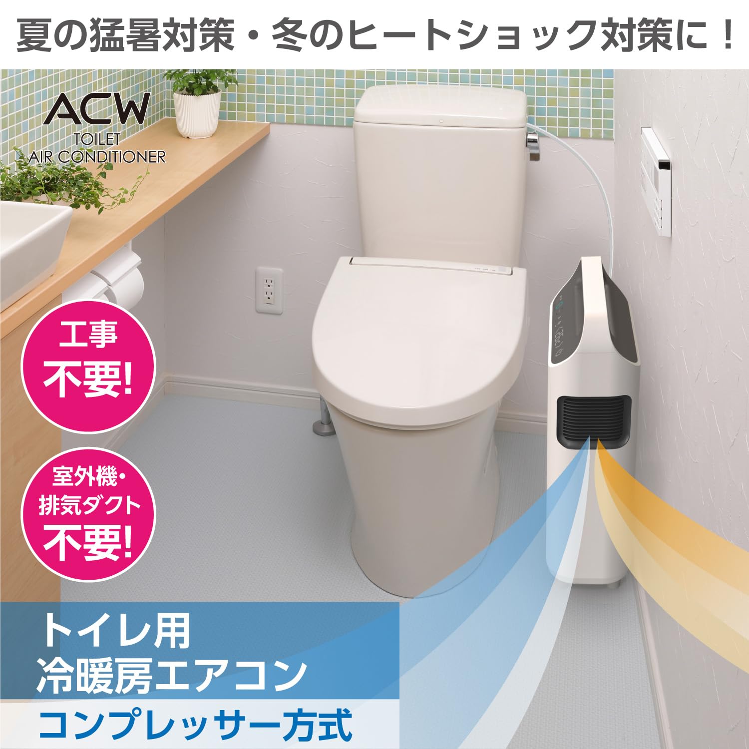 LeeDyson冷暖房 トイレサポートステップ スリム | リッチェル公式ウェブショップ