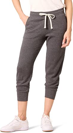 Amazon Essentials Women's Fleece Capri Jogger Sweatpants with Drawstring