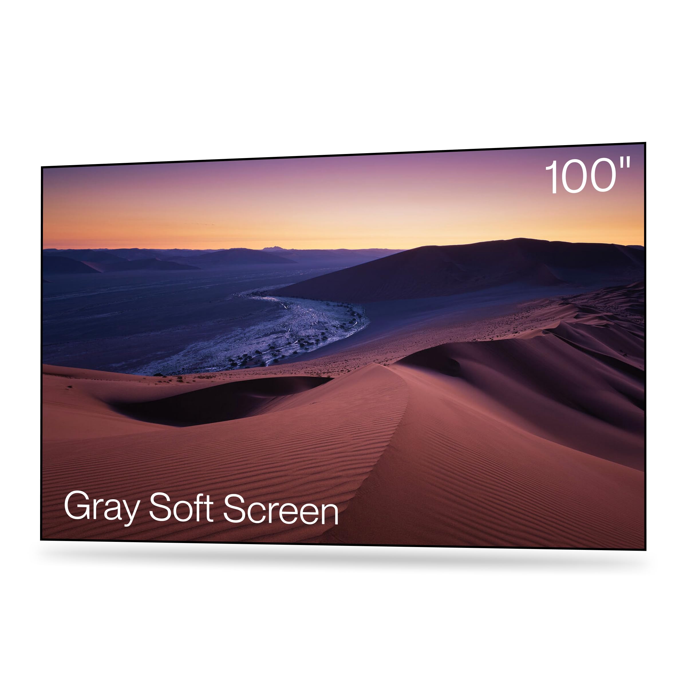 AWOL VISION 100 inch fixed frame matte gray projector screen