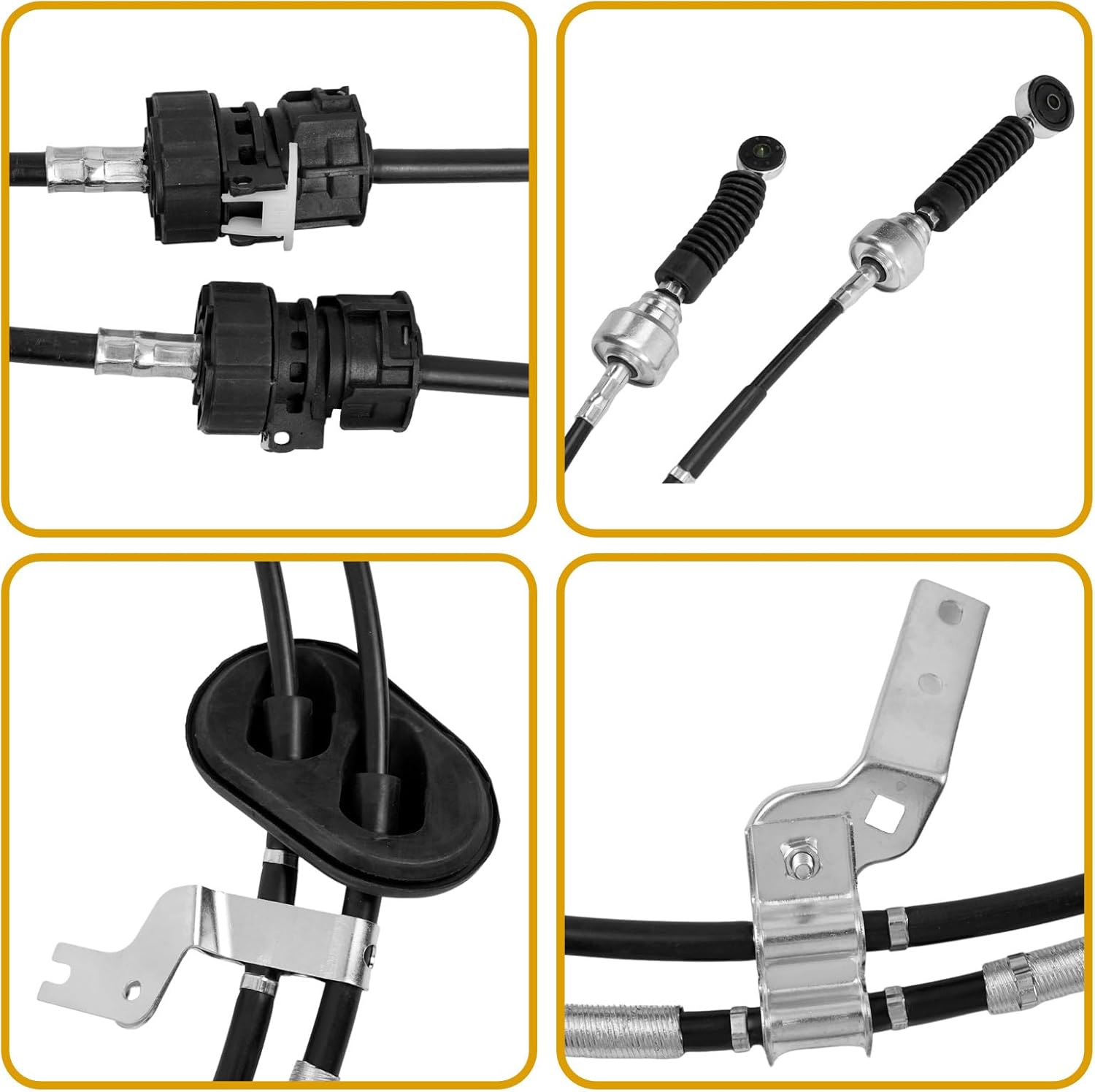 Automatic Transmission Shift Cable for Honda Civic Si 2.4L L4 2012-2015 Replacement for 54310-TR4-A02 54310TR4A02 Gear Shifter Control Cable Assembly