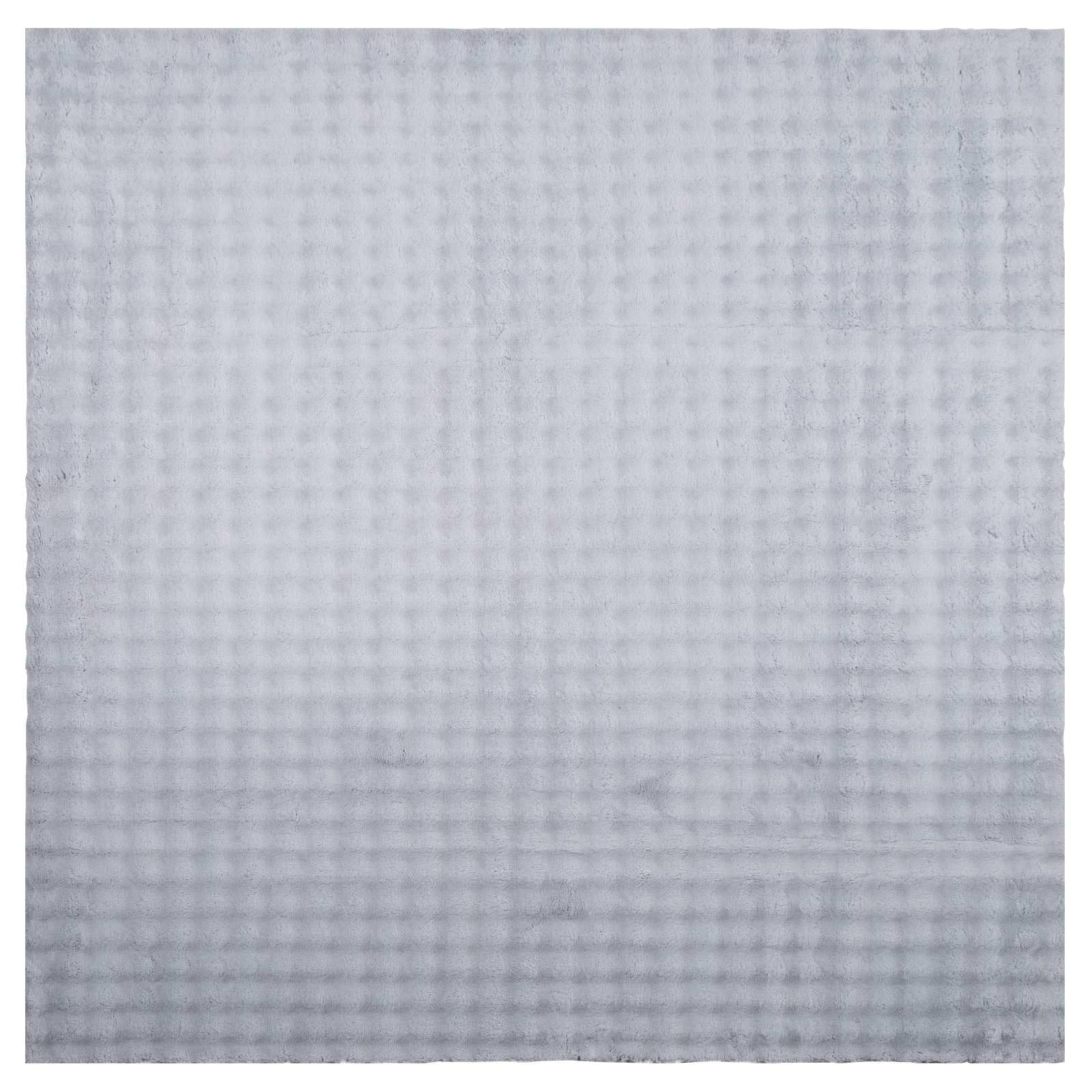 SIROLO - Tappeto quadrato, 120 x 120 cm, in poliestere, con fondo antiscivolo, lavabile in lavatrice, isolamento acustico, per soggiorno, camera da letto, corridoio o terrazza coperta