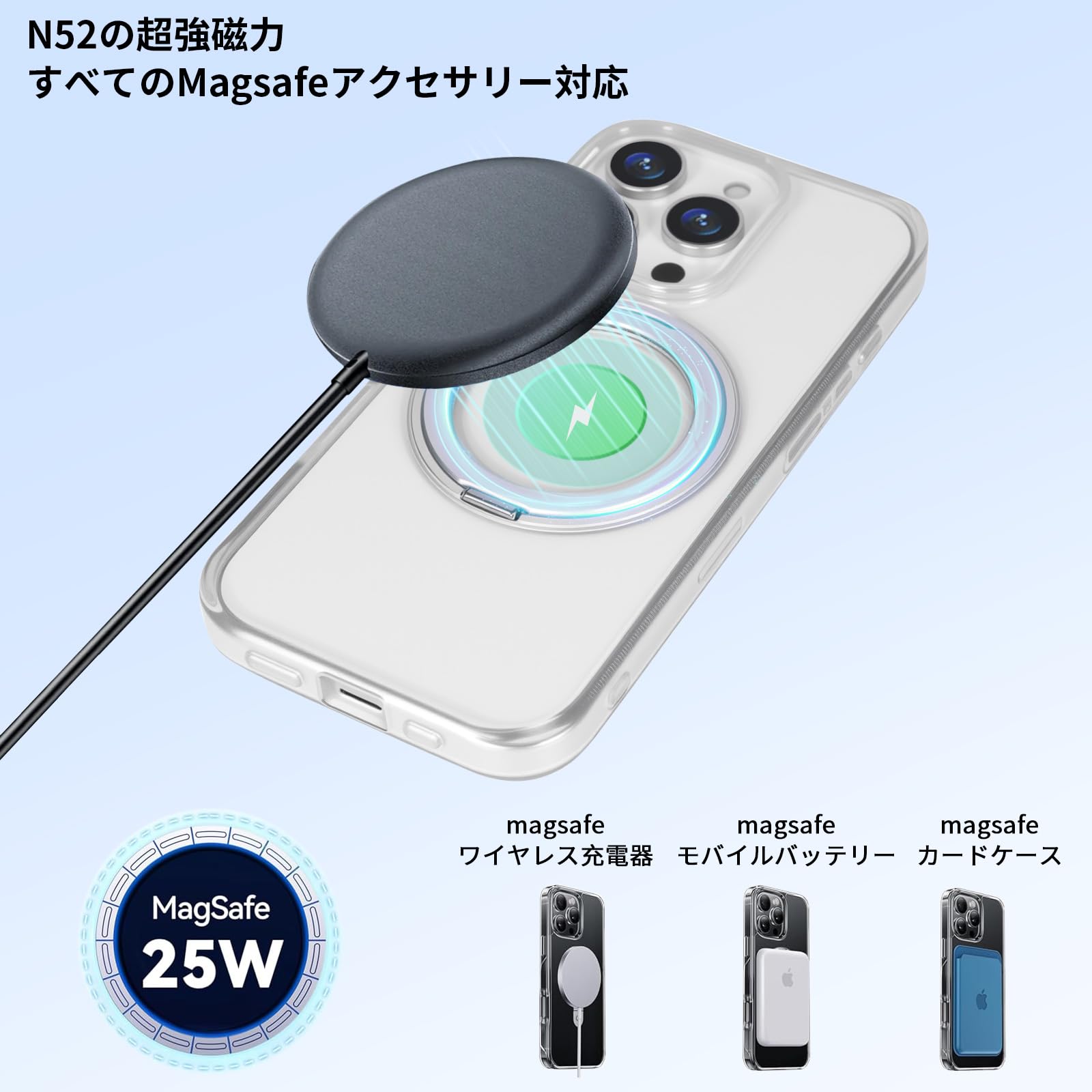Amazon.co.jp: iPhone 14 Plus 用 ケース 縦横両対応リング 360°回転