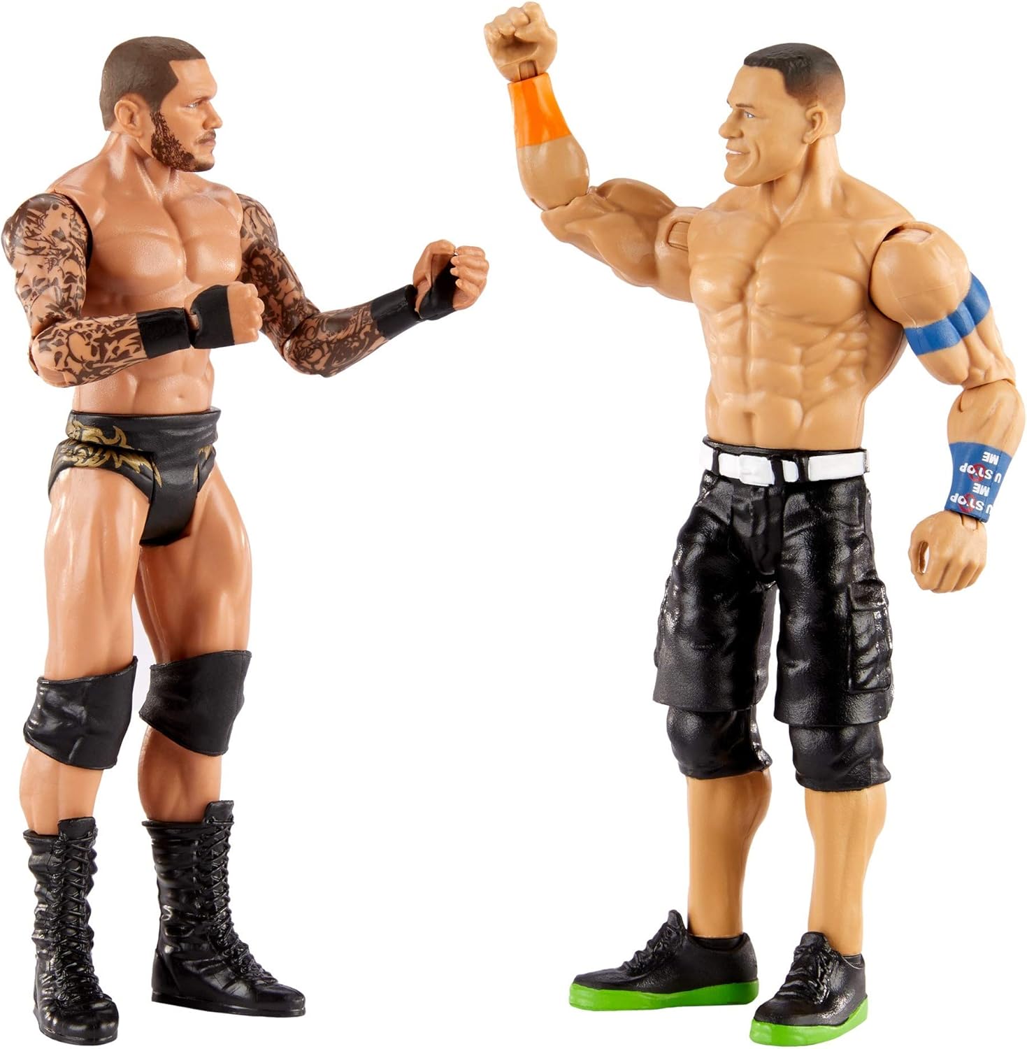 ​WWE John Cena vs Randy Orton Championship Showdown 2 Pack 6 in Action Figures Friday Night Smackdown Battle Pack for Ages 6 Years Old and Up​
