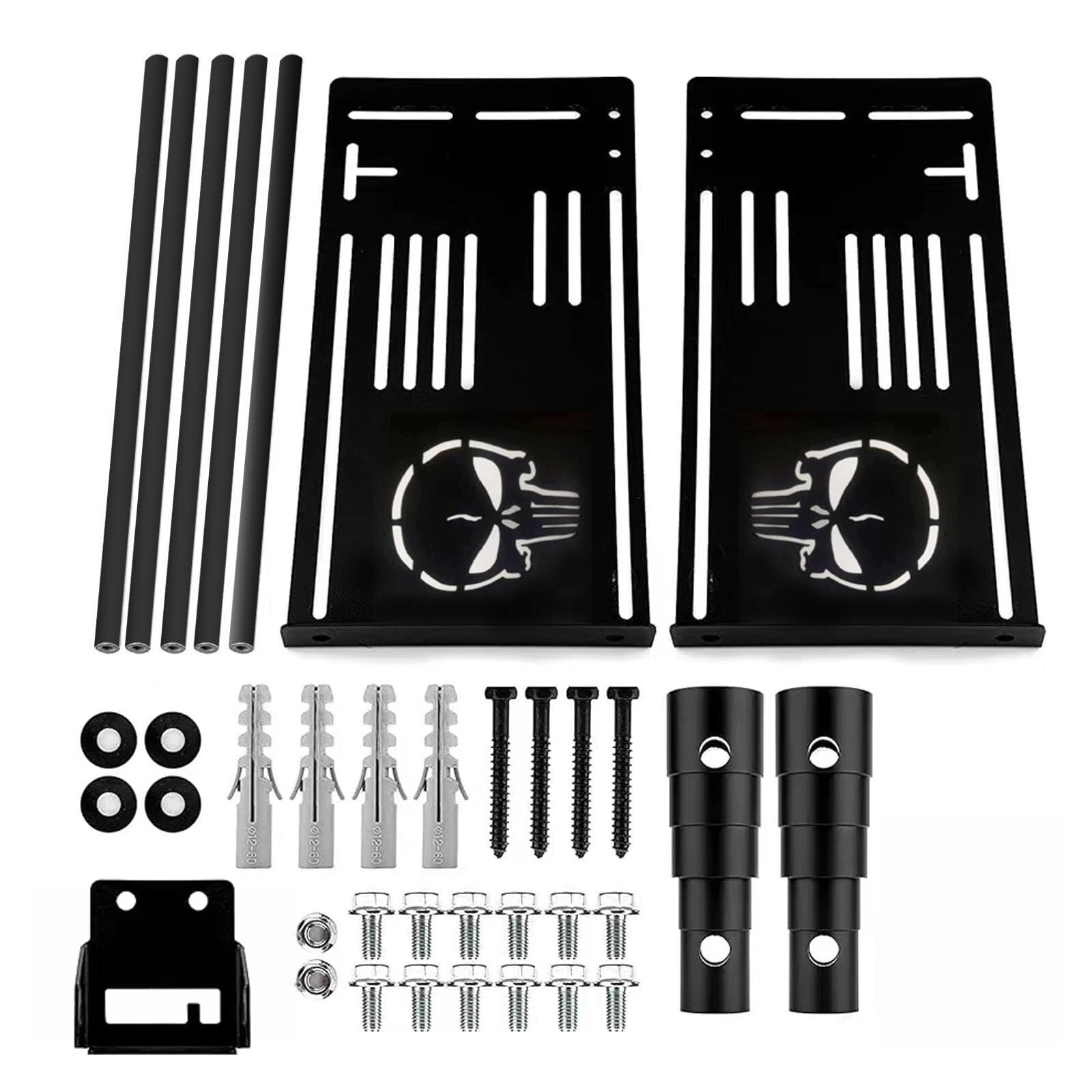 Detach Depot Stojak ścienny H-D Garaż Odłączane Przechowywanie/Tour Trunk Pack Pak Bagaż-stojaki Uchwyt ścienny Pasuje do Harley Davidson Touring Road King Electra Street Glide