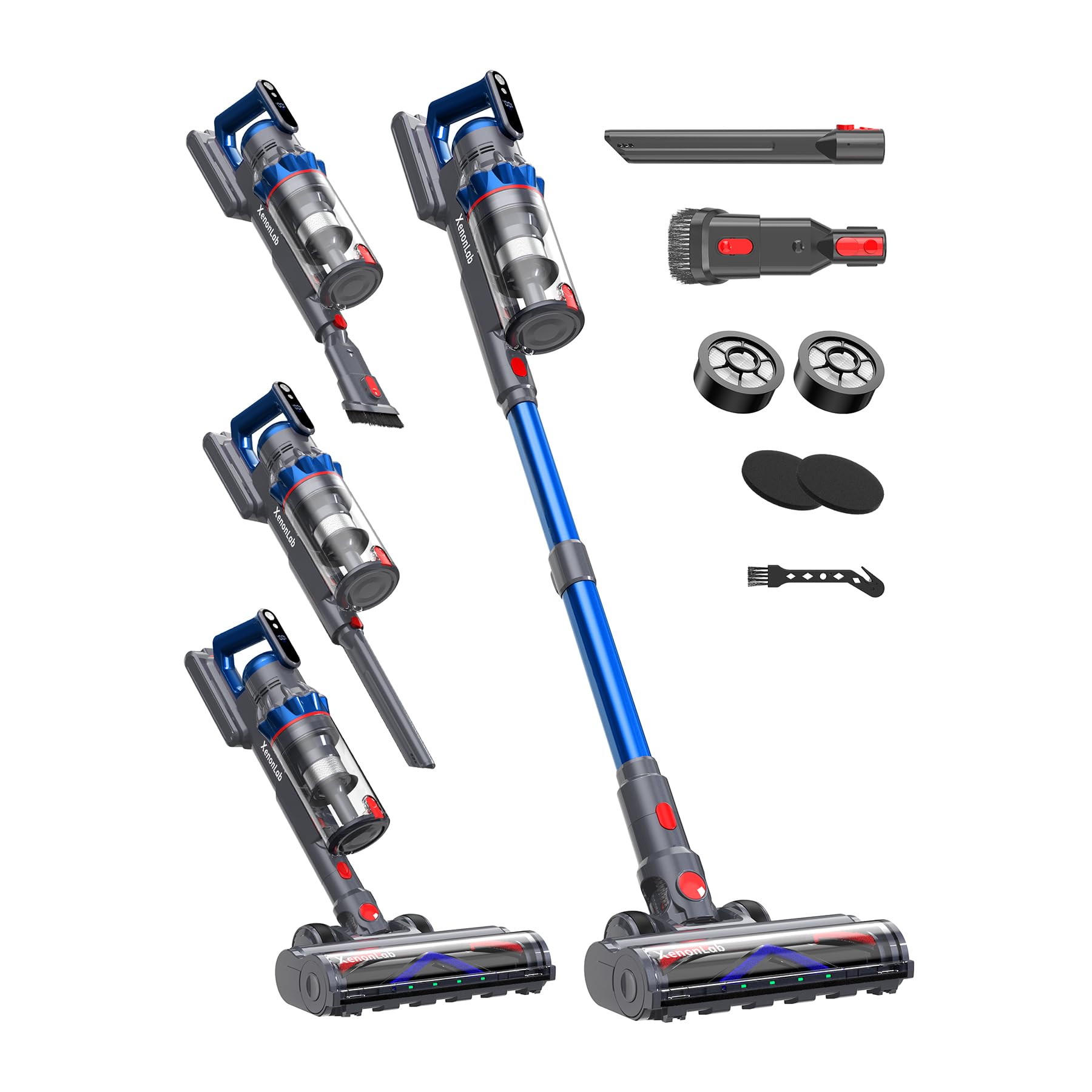 Photo 1 of XenonLab Cordless Vacuum Cleaner, 75Mins/55KPa/650W Freestanding Stick Vacuum Cleaners for Home
