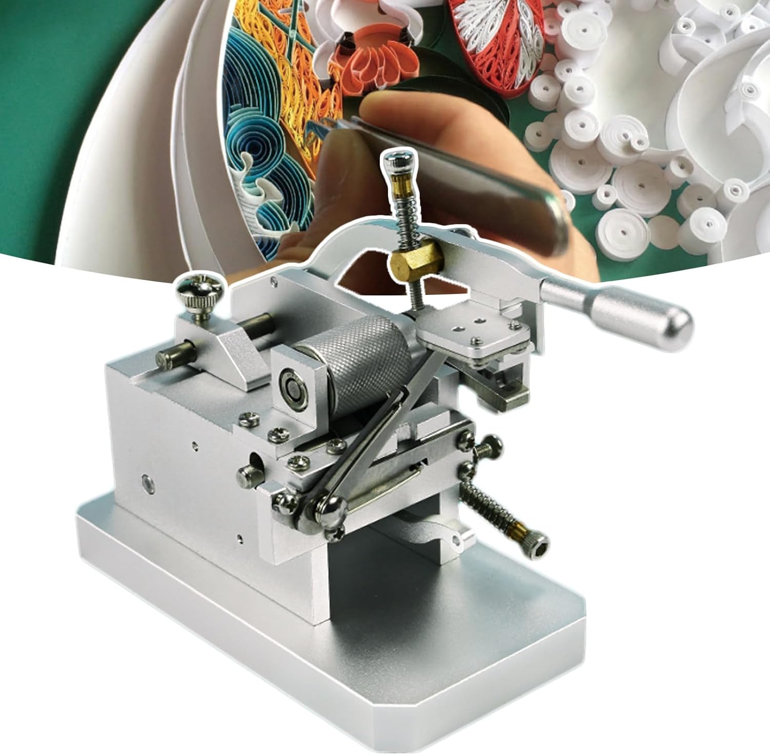 ペーパーカッティングタッセルマシン - DIYクラフトや手作りアイテムに最適 - 長さと幅を調節可能 - 5MM以上のペーパークイリ