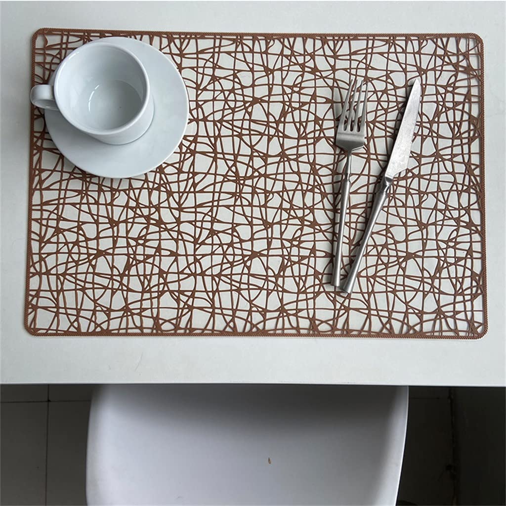 IANSHFKN PVC Placemats Hotel Insulation Mat Restaurant Box Tableware Western Food