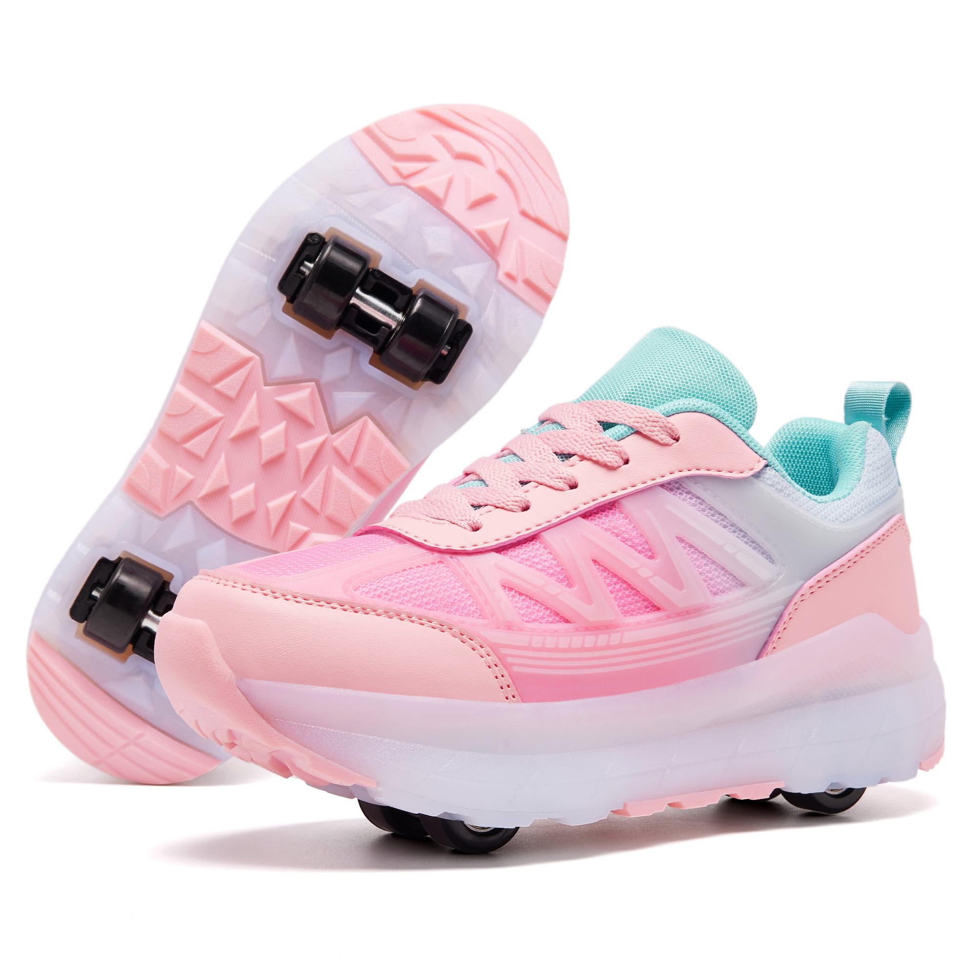 Chaussures de skate à roulettes pour femmes et filles avec roues amovibles, chaussures de sport adaptées pour Halloween, Noël, fête d'anniversaire