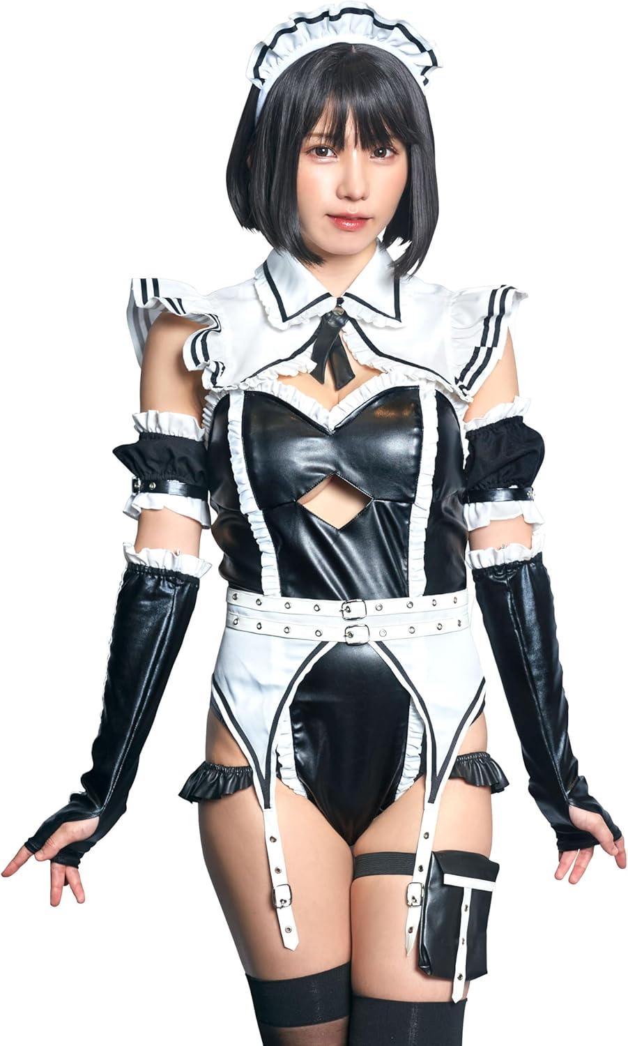 クリアストーン(Clearstone) サイバーイリス コスプレ ハロウィン レオタードメイド レディース ブラック クリアストーン(Clearstone) サイバーイリス コスプレ ハロウィン レオタードメイド レディース ブラック