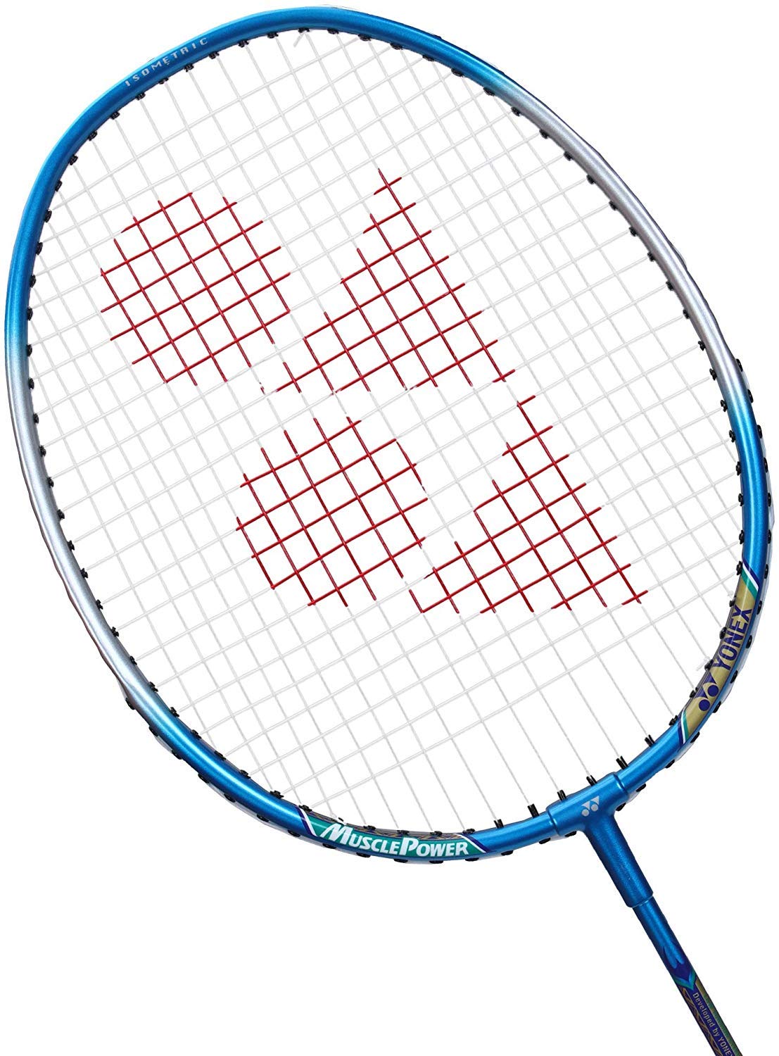 Buy YONEX Muscle Power 200 Strung Badminton Racquet (Cyan, G4, 85