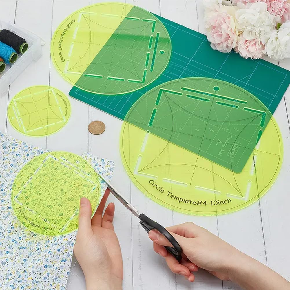 Circle Magics Quilting Template Set Missouri Star Circle Magics Large Circle Template Plastic Quilting Template Ruler