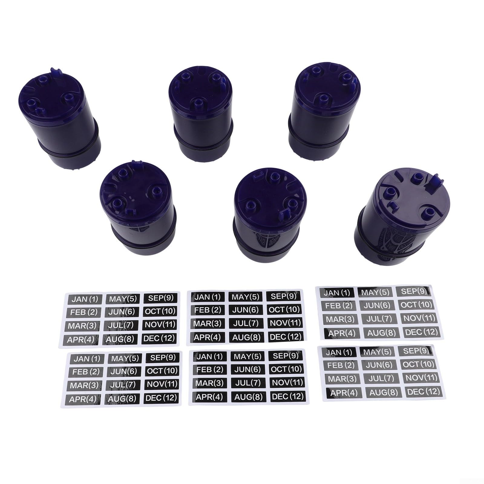 Lot de 6 cartouches de filtre à eau haute efficacité de rechange pour systèmes de robinet PUR - Filtration pure et sûre - Réduit les contaminants