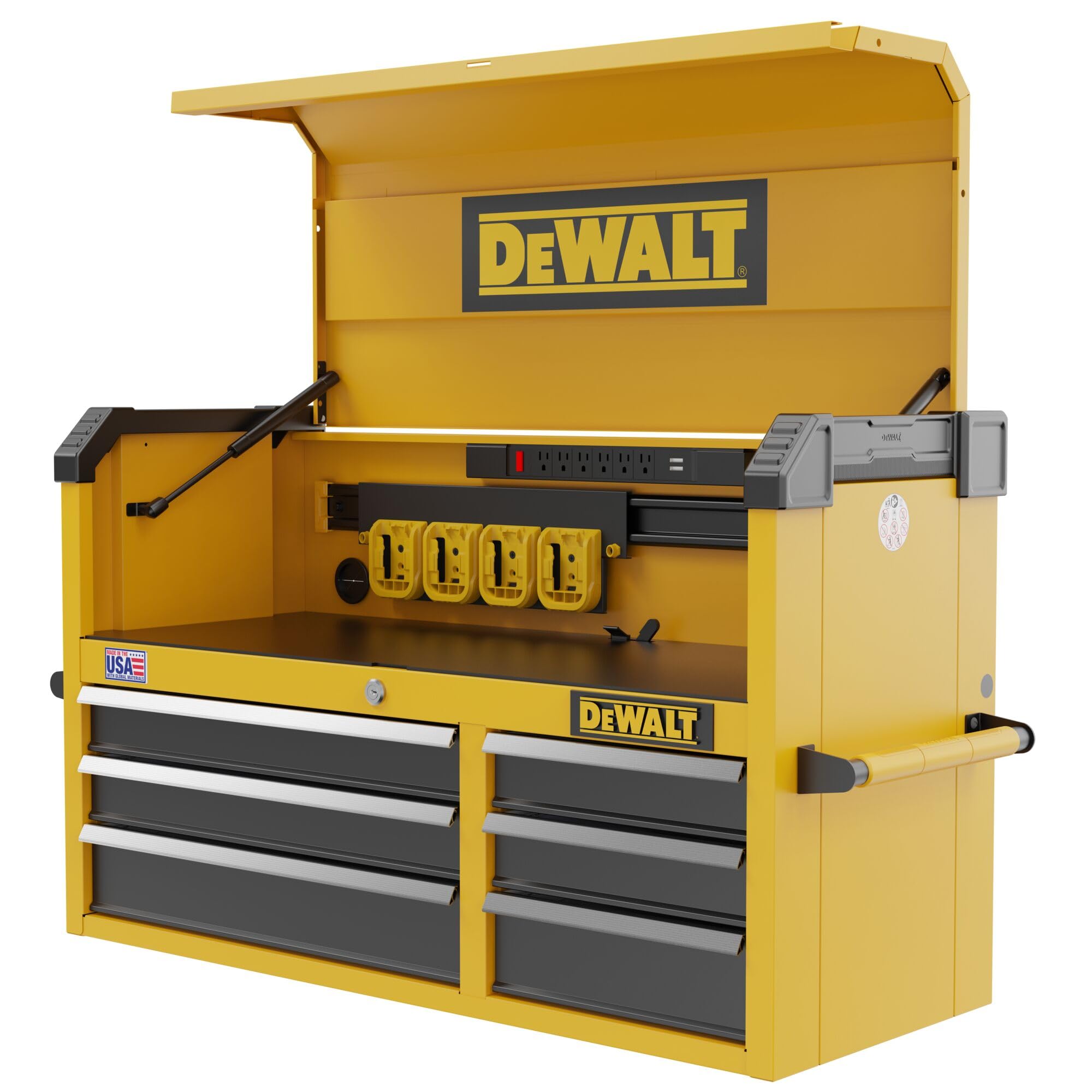 DEWALT Tool Chest with 6 Drawers, 41 Inch, 100lb Drawer Capacity, DEWALT Workshop Storage System Compatible (DWST41061)