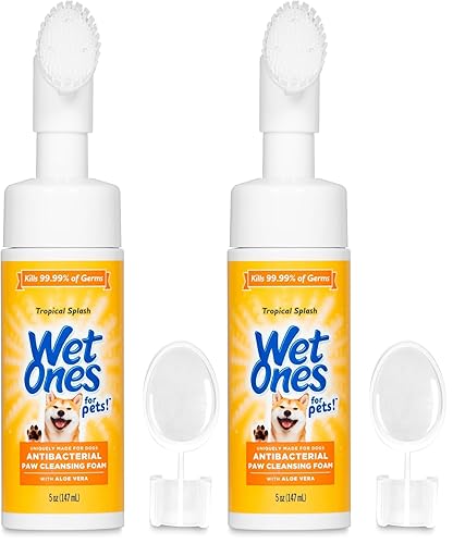 Wet Ones for Pets Antibacterial Dog Paw Cleaner with Built-In