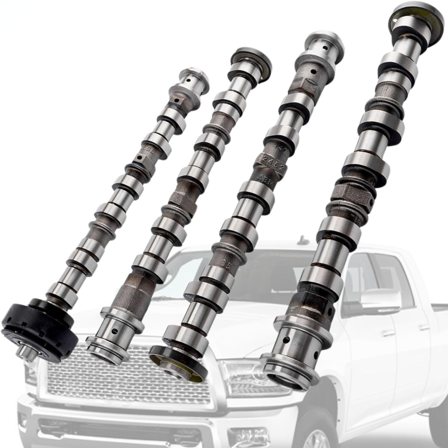 4PCS Left Right Side Intake Exhaust Engine Camshafts Compatible With 2011-2018 Chrysler Town&Country Dodge Jeep Ram 1500 ProMaster 3.6L V6, 5184377AG 5184378AG 5184379AG 5184380AG