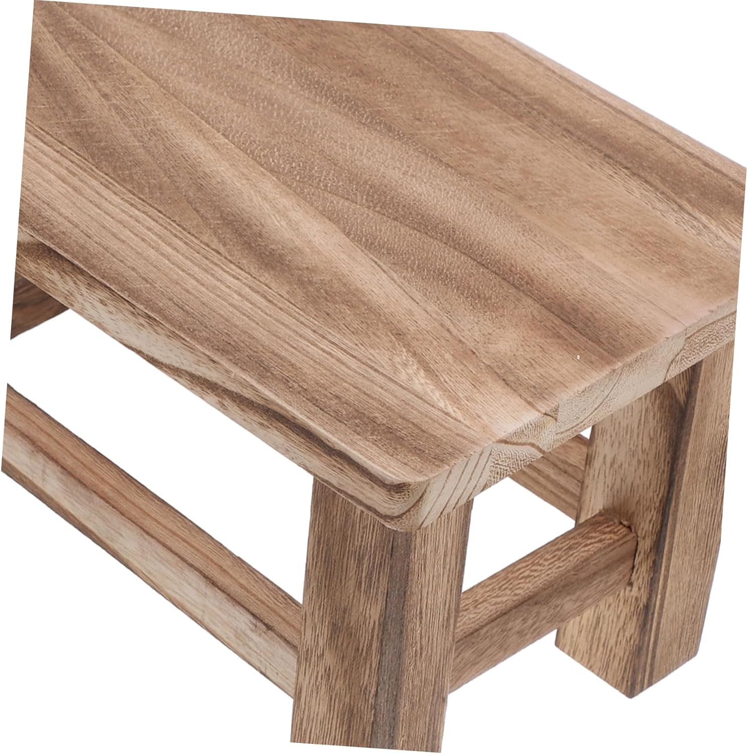 Cabilock Wooden Stool for Adults Small Step Stool Boys and Girls Shoe Changing Bench for Boys and Girls Compact Footrest Chair Home Decor