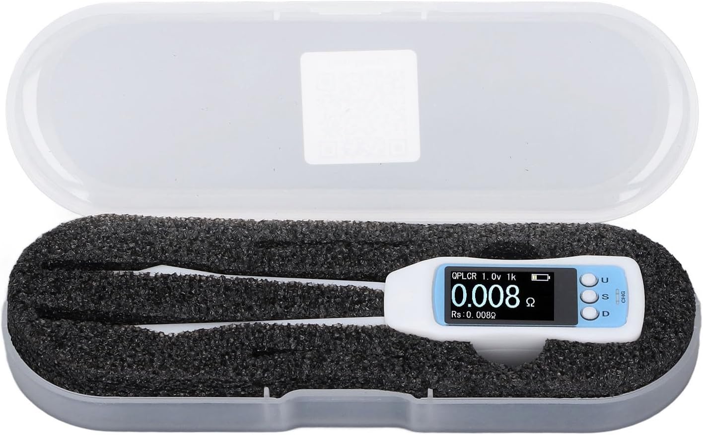 Meter Tweezer Versatile Fast Measurement for Electronic Engineers Brass ABS 1.14 Inch Screen for Repair Maintenance