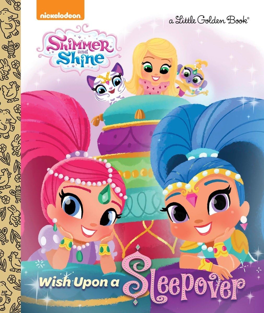 Wish Upon a Sleepover (Shimmer and Shine) (Little Golden Book)