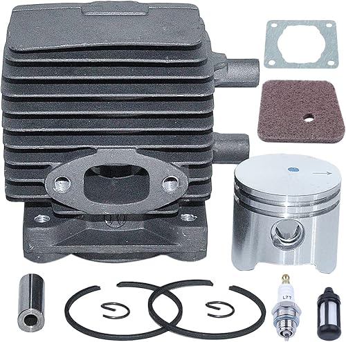 Miniatura 3 de Pistón de cilindro de 1.339 in para Stihl FS75 FS80 FS85 HT70 HS80 HS85 KA85 SP81 SP85 HT75, Cylionder, Kit de pistón, filtro de combustible, Flter