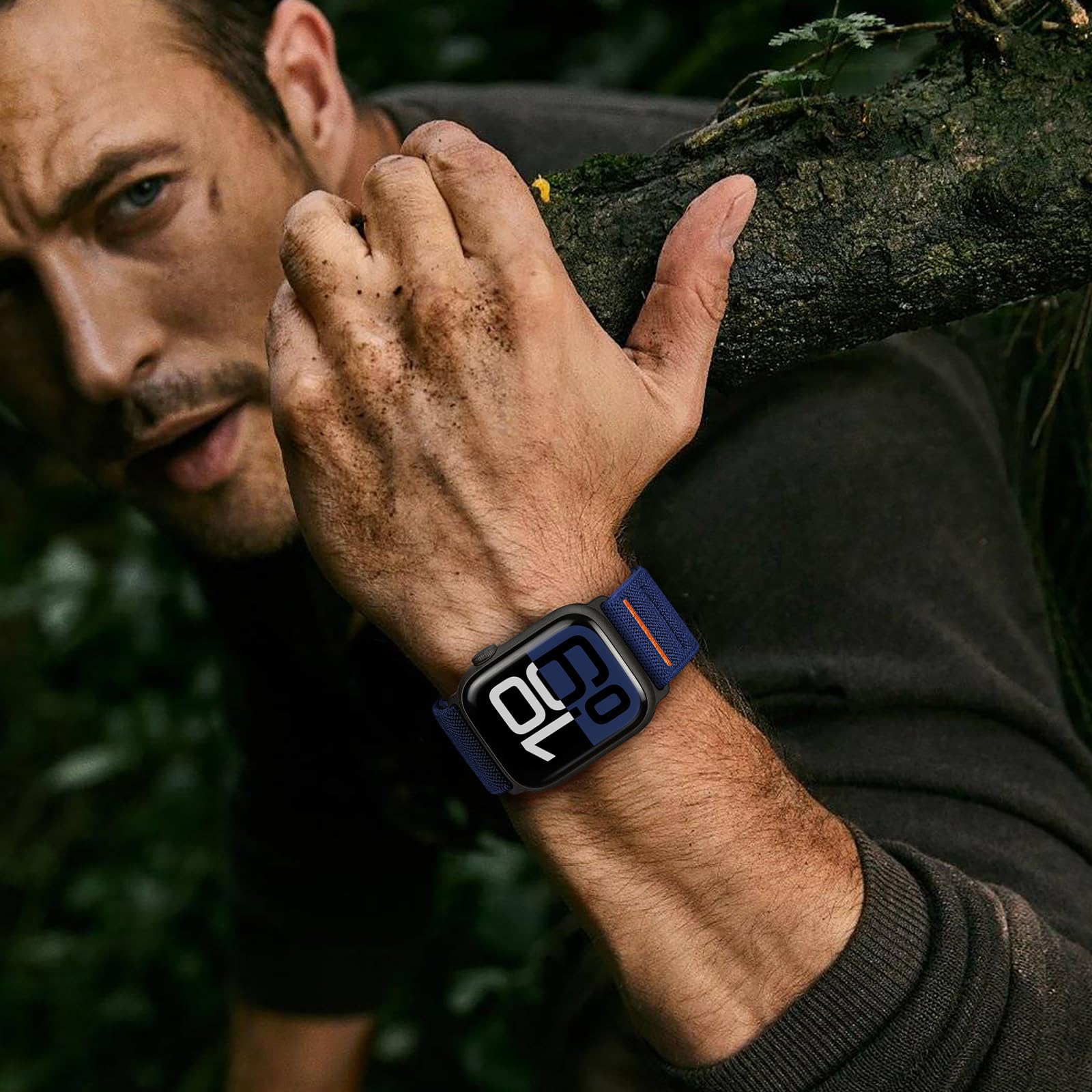 Suitisbest Sport Bands Compatible with Apple Watch Ultra Band 49mm 46mm 45mm 44mm 42mm 38mm 40mm 41mm, Stretchy Nylon Sport Loop Strap for iWatch Series 11 10 9 8 7 6 5 4 3 2 1, SE 3 2 1, Ultra 3 2 1