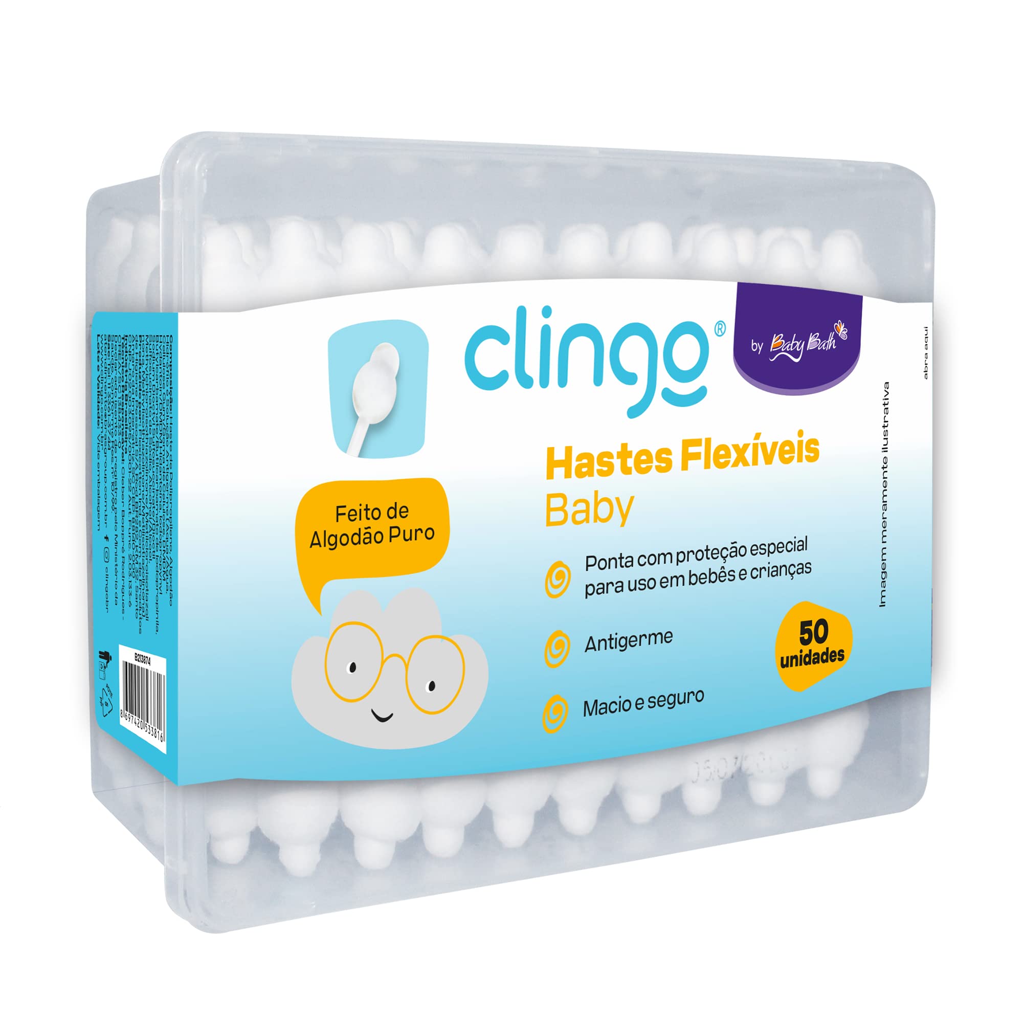 Hastes Flexíveis Clingo - Branco