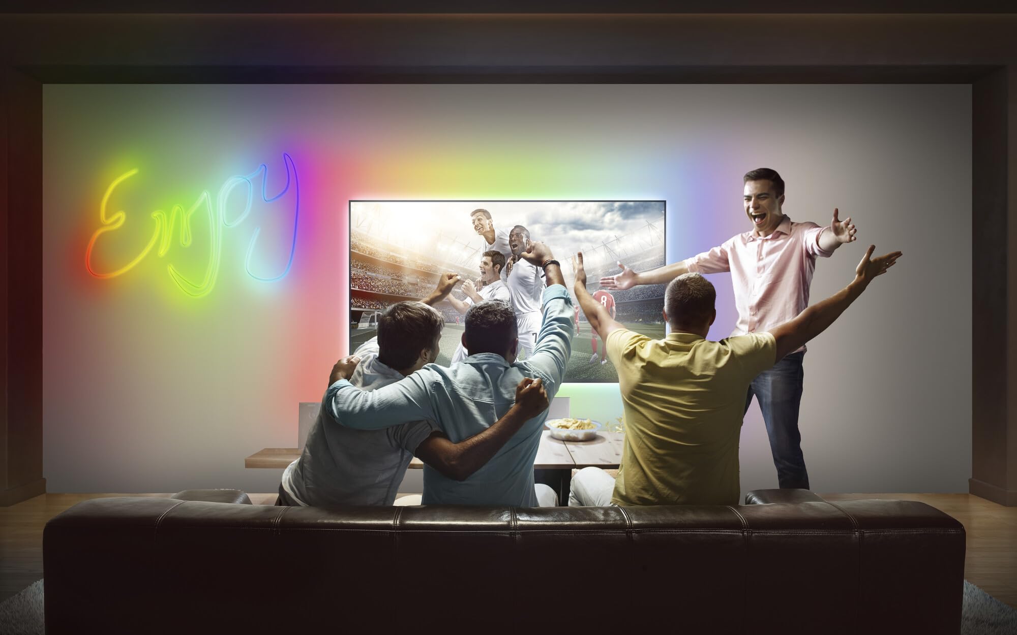 OSRAM SMART WIFI NEON FLEX MGC RGB RC kolorowe paski LED do użytku na zewnątrz z technologią WiFi i równomiernym rozsyłem światła, możliwość przyciemniania, biały, silikon, 3 m, niewymienne żarówki