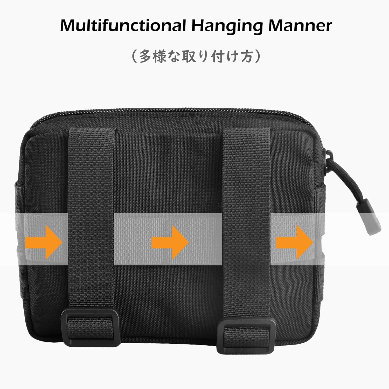 TRIWONDER Tactical Cigarette Pouch Molle Small Military Bag Battery Cigarette Case EDC Utility Card Holder Lighter Slot Mini Cigar Waist Pack