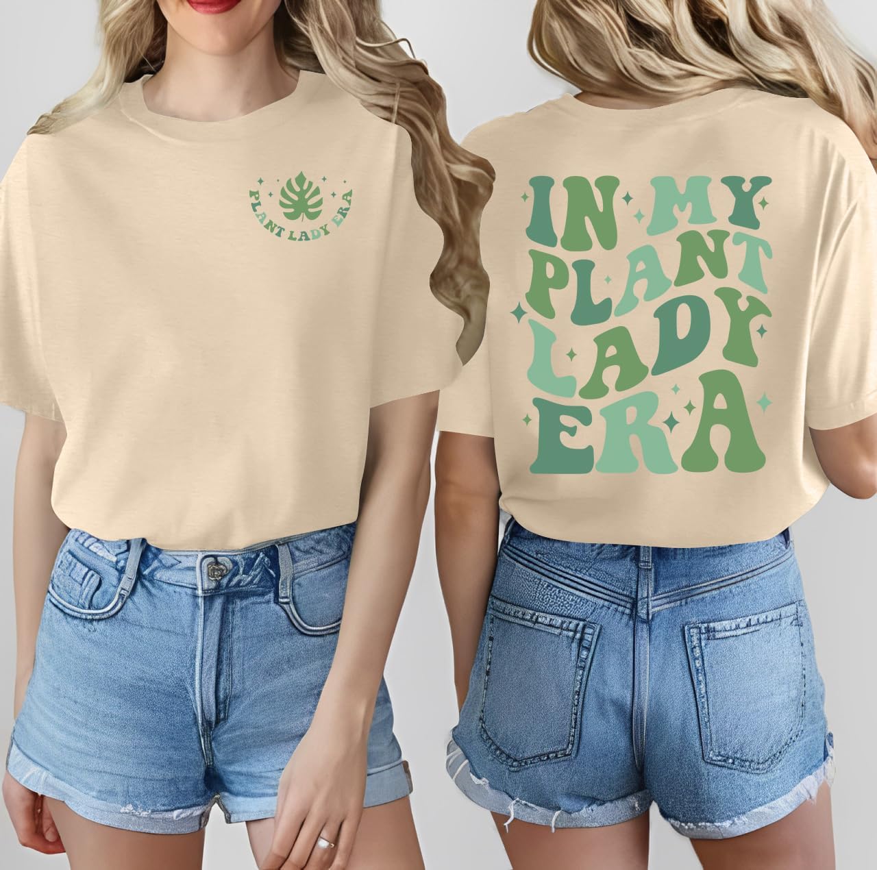in My Plant Lady Era Shirt for Women Gardening Shirts Botanical Shirt Garden Plant Love Tee Tops image 2
