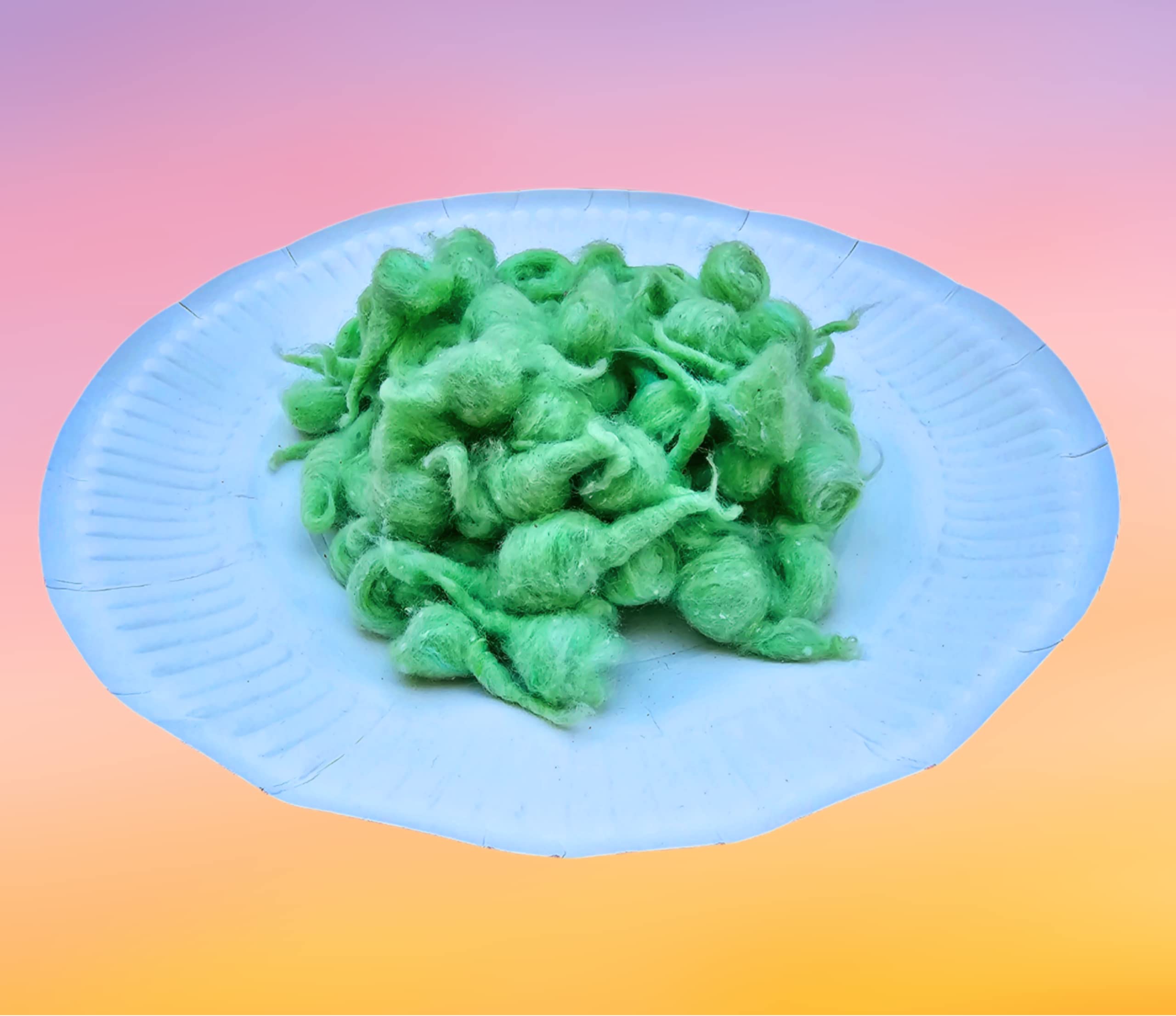 SSKR Round Cotton Wicks/Diya Batti for Pooja - Pack of 50 GMS | Green Color-image-26