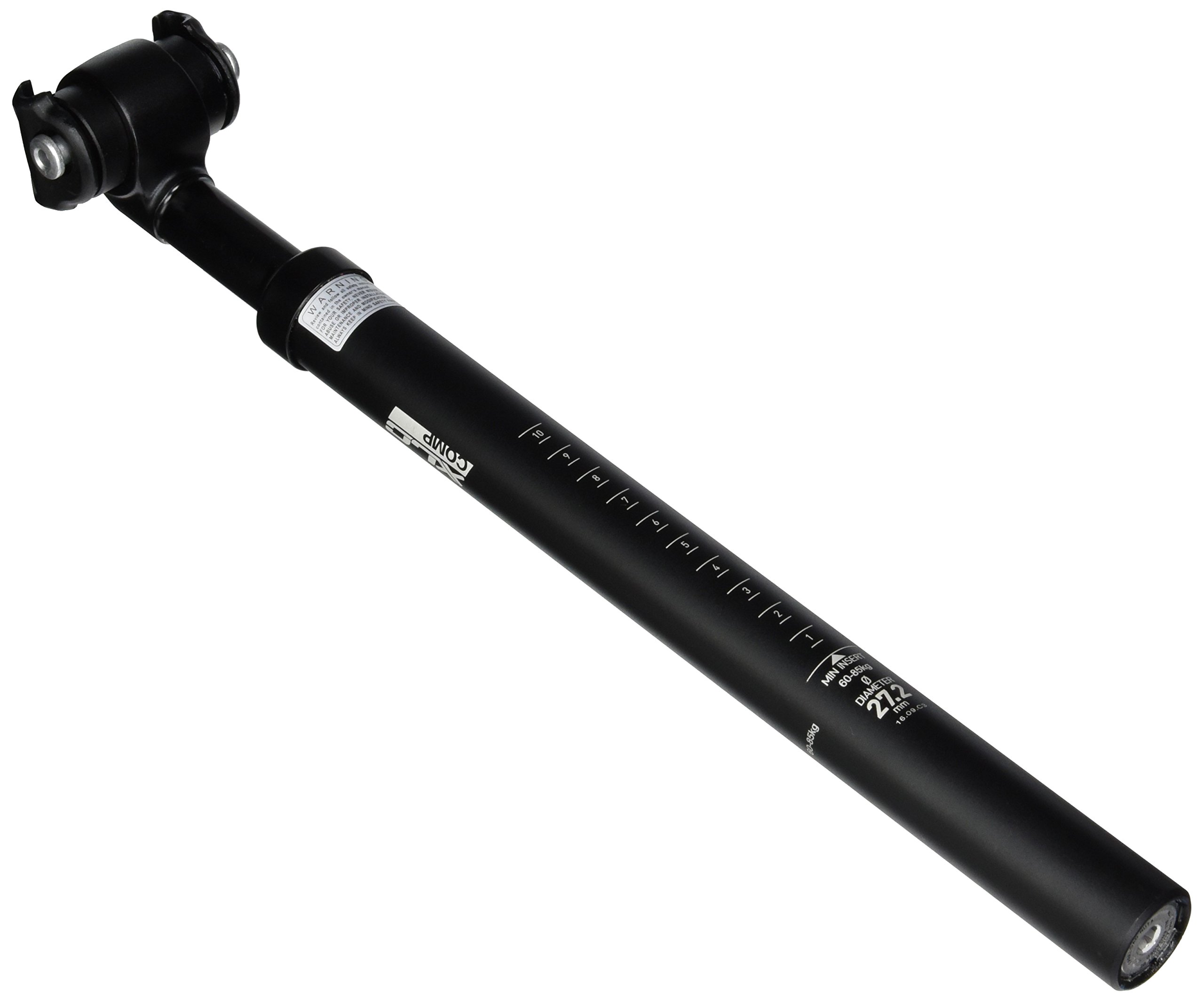 XLC Unisex – sprężynowa sztyca podsiodłowa dla dorosłych Comp SP-S08, czarna, 350 mm