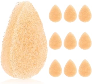 IMPRESA Face Scrubber Exfoliator Sponges - 10 Pack Reusable Medical-Grade Foam Pads for Deep Cleanse, Dead Skin Removal - Normal to Oily Skin
