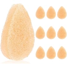 IMPRESA 洗面奶去角质海绵 - 普通泡芙 - 天然医用级泡沫 - 10 包可重复使用的去角质垫 - 深度清洁和去死皮肤 - 正常至油性皮肤