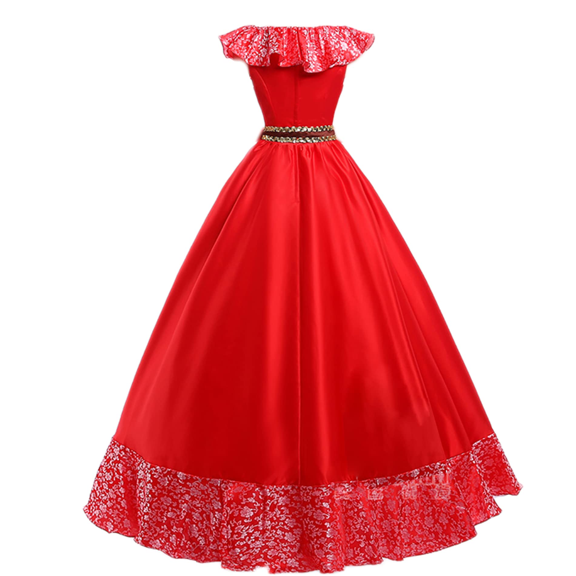 Gzcos Moon Anime Adult Princess Elena Cosplay Women Costume Dress Halloween