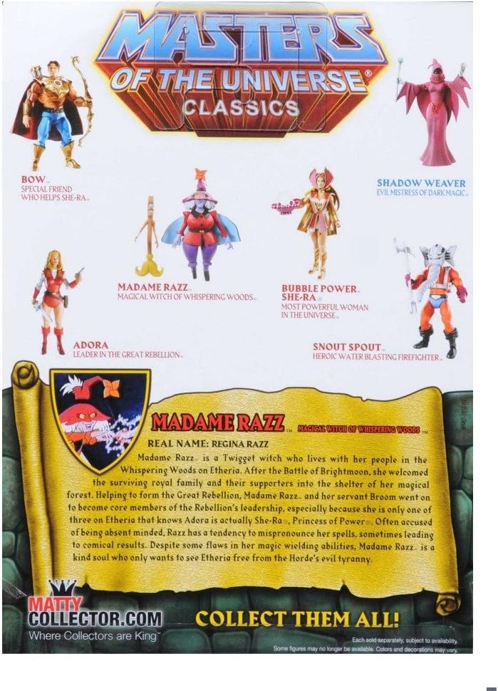 Masters of the Universe Classics Madame Razz & Broom